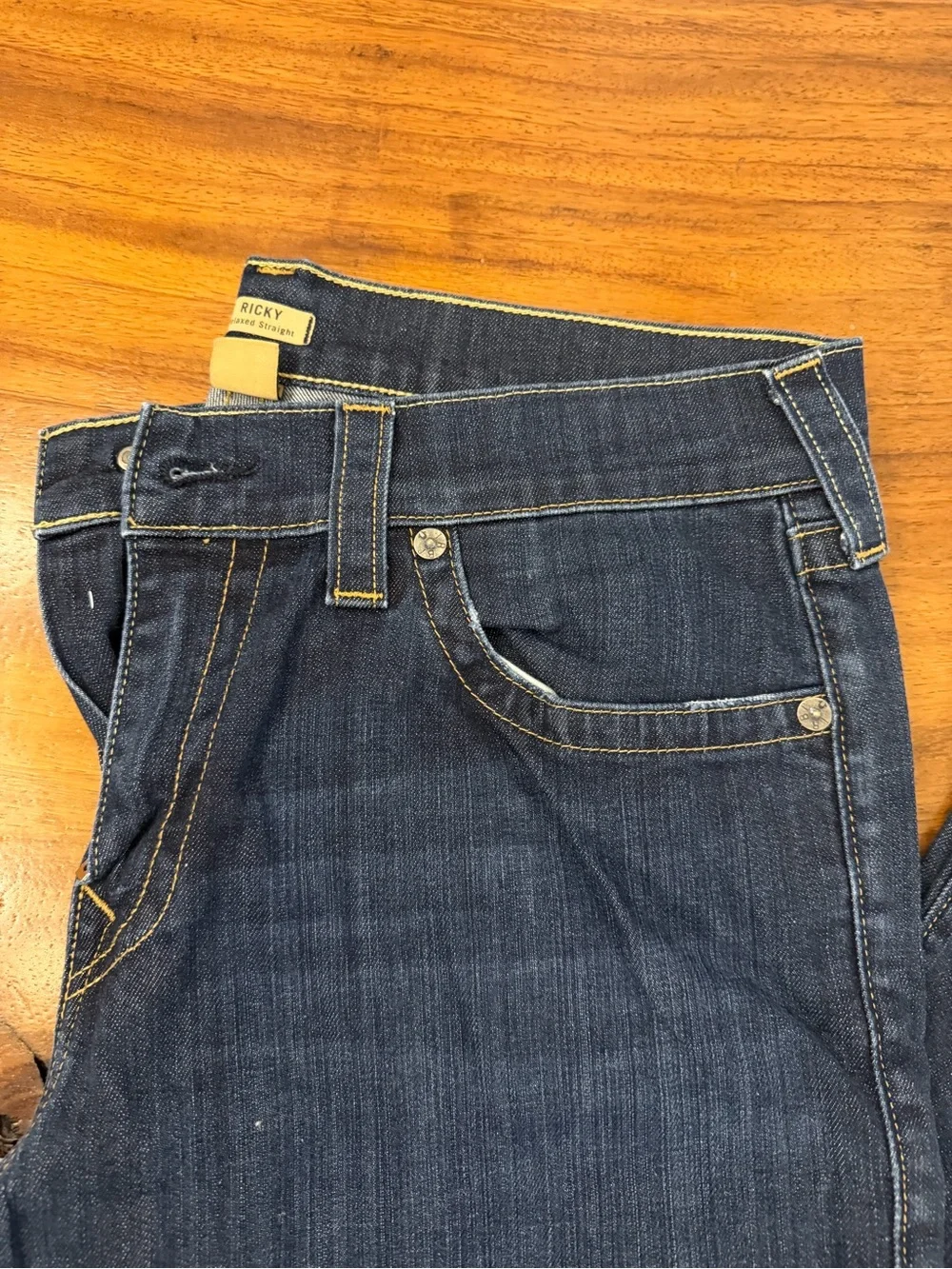 True Religion Straight Fit Dark Blue Men’s Jeans